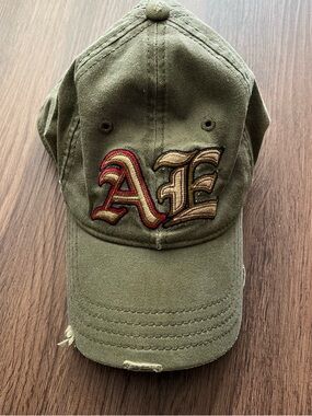 American Eagle Outfitters AE Embroidered Baseball Cap Distressed L/XL